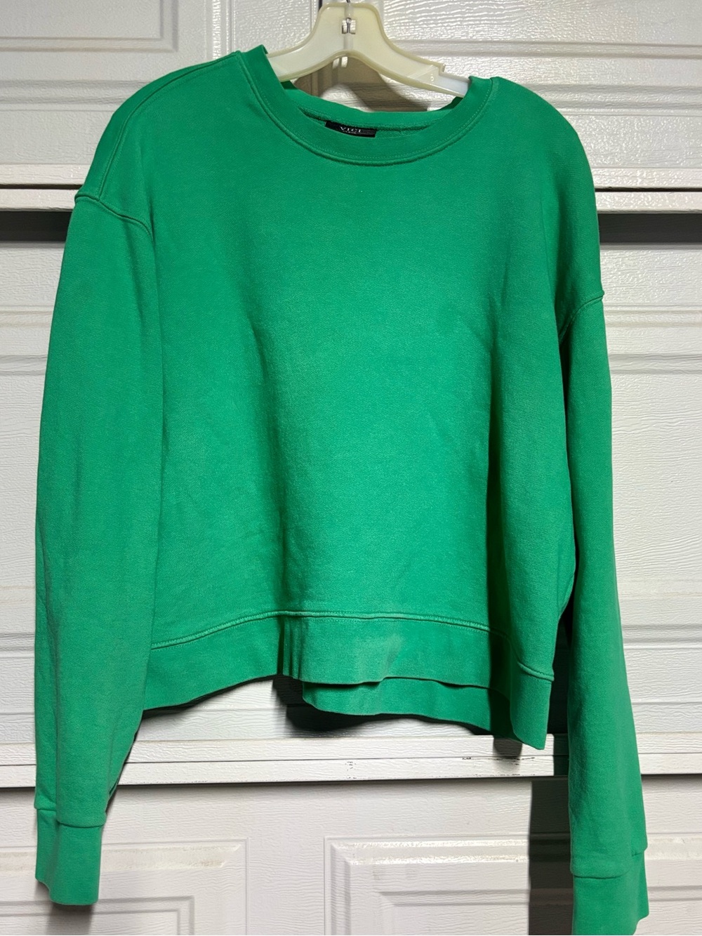 Vince Bright Green Crewneck Sweatshirt